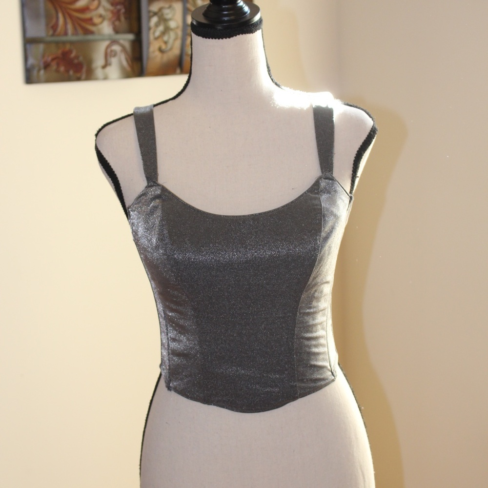 Vintage Victoria's Secret, Crop Over Bust Corset Bra...